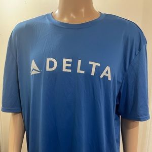 Mens 3XL Blue Delta Athletic T-shirt